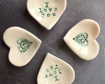 Beautiful Ceramic Love Heart Dish