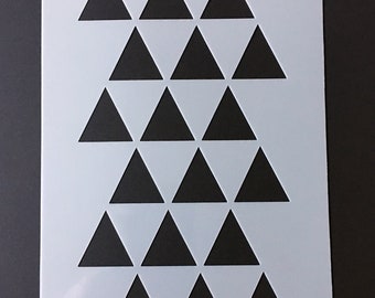 Triangle Furniture Stencil | Retro, Hipster, Modern, Geometric, Aztec, Craft