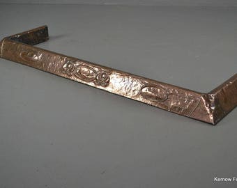 Art Nouveau Copper Fire Fender
