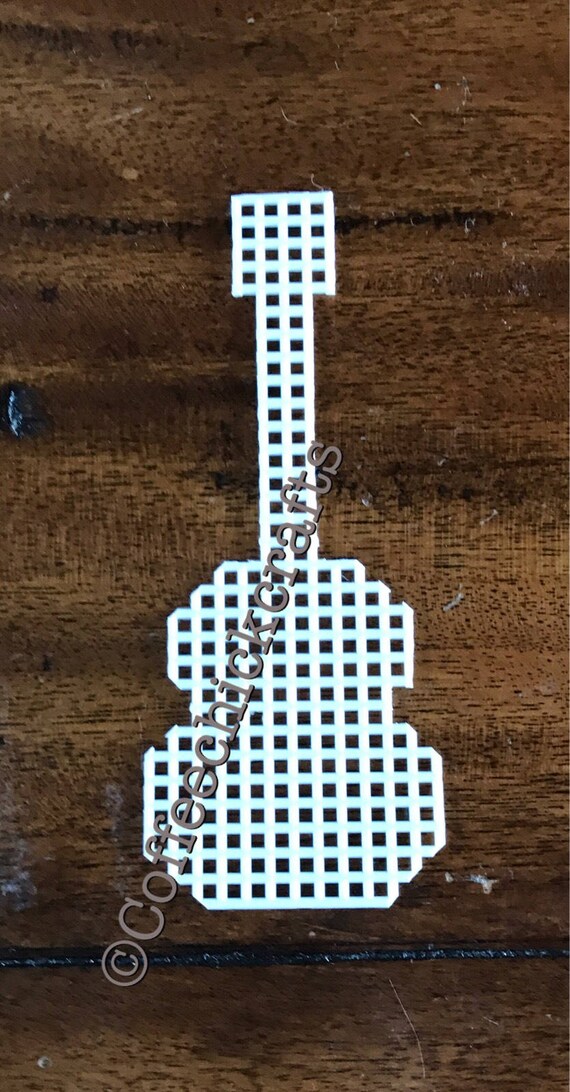 Plastic Canvas Guitar Shape Plastic Canvas Shapes Plastic