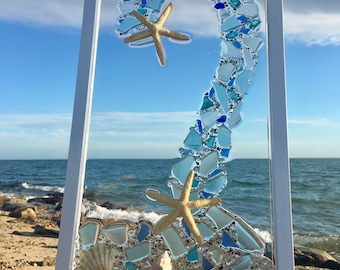 Beach Glass Art Etsy