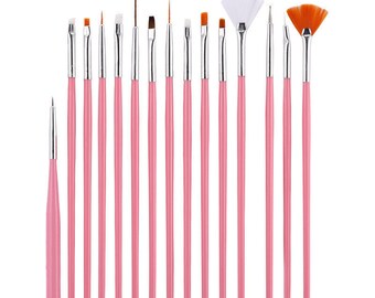 15PCS Nail art brush set DIY accessories