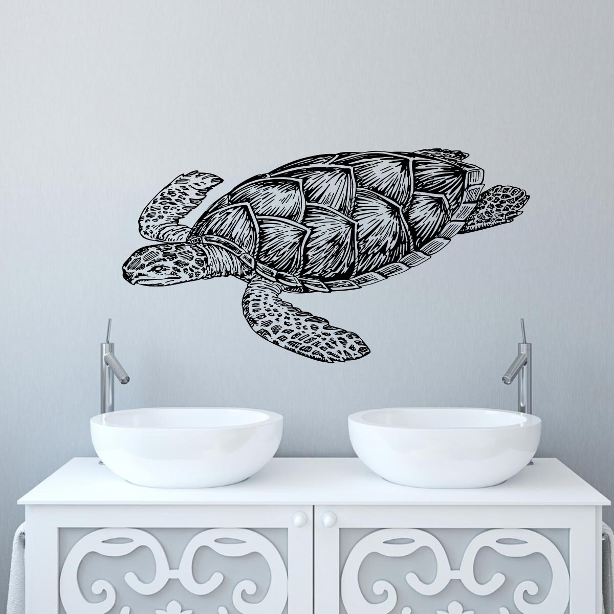 Turtle Wall Decal Tortoise Vinyl Sticker Decals Tortoiseshell
