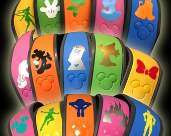 Disney Magic Band Decals (((OVER 40 DESIGNS)))