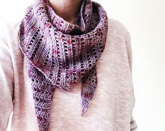 Parallel Bars: A Crochet shawl PDF Pattern