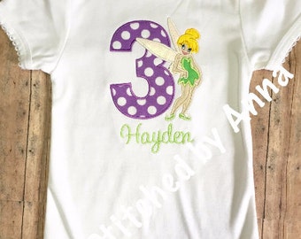 Tinkerbell Birthday Shirt*****Please Read Shop Announcement*****