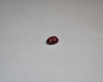 5.0 x 7.0 (1.30cts) Medium/Dark Pink Oval Natural Tourmaline Cab