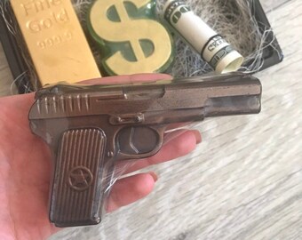 Gun Soap Set Handgun Soap Gift for Him Pistol Soap Police Party Favors Cop Gift Police Officer Weapon Gifts For Men Gift For Dad