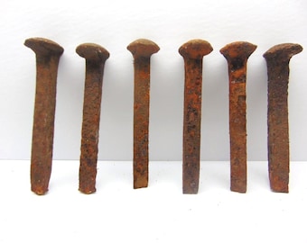 Vintage Rail Road Spikes