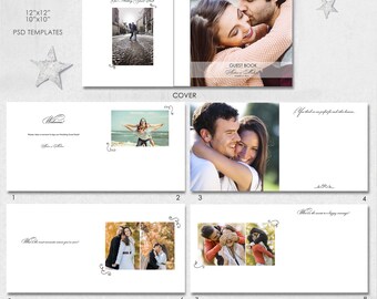 love guest book etsy wedding guest book template pages