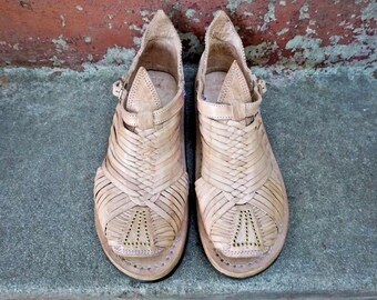 TAMAZULA FINITO STYLE mexican sandals men's huaraches mexicanos authentic leather cuero autentico handmade hancrafted
