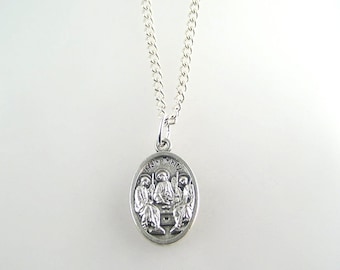 Holy Trinity Medal Necklace