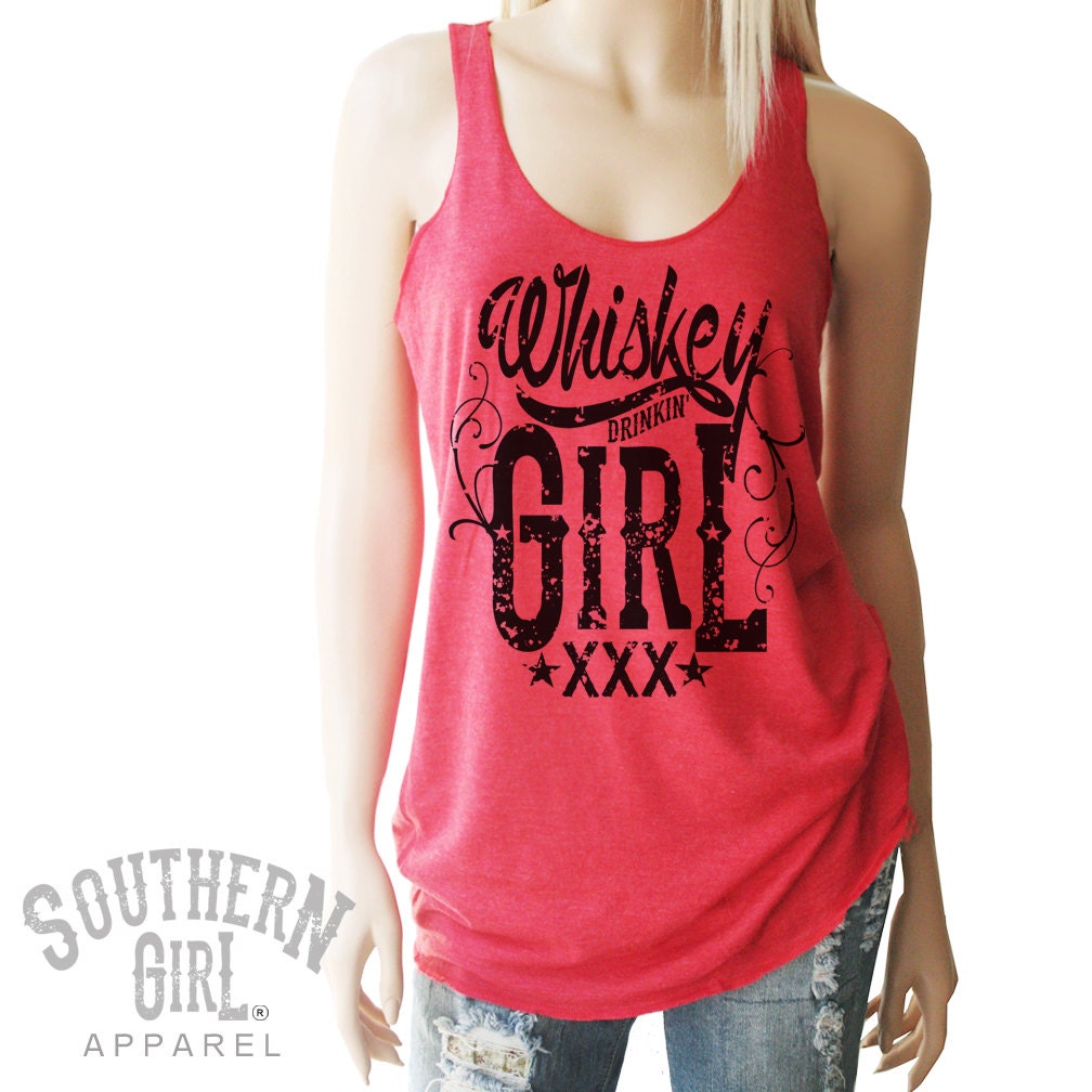 Whiskey Girl Tank. Drinking Shirts. Whiskey Shirt. Whiskey