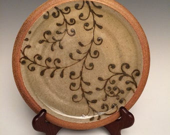 Wood Fired Ceramic Plate