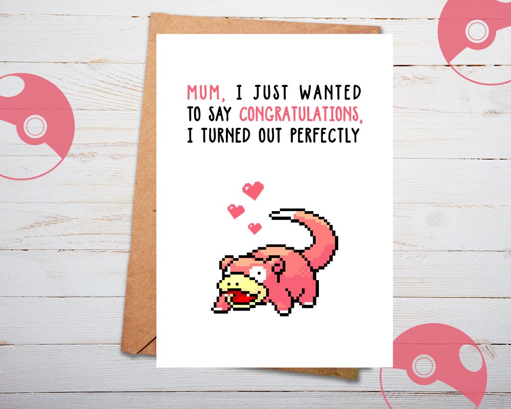 Funny Mothers Day Card Mothers Day T Mum From Daughter