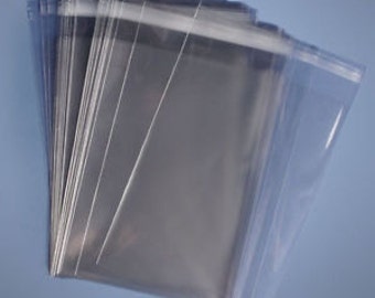 clear plastic resealable cello envelopes sleeves bag cellophane poly packaging bags mil inch lip tape self acid