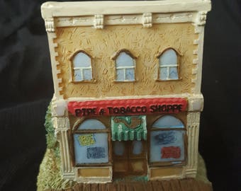 Mini Village House Hand Painted Vintage
