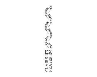 Personalised Leaves Ex Libris Stamp