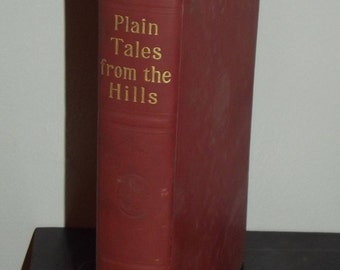 Plain Tales from the Hills Rudyard Kipling 1915 Hardcover Book