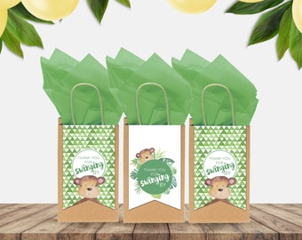 Little Monkey Printable Thank You Tags