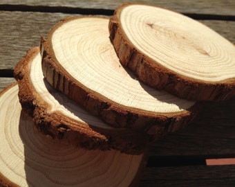 Wood slices. Wood slices. Sliced trunk. Tree slices. Decoration. Handicraft. Assembly and Construction Toys