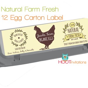 egg carton labels etsy