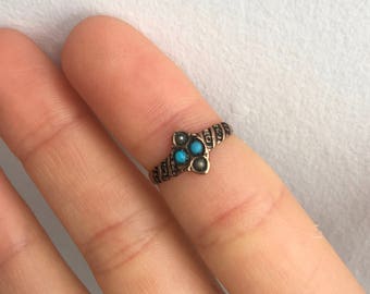Antique Turquoise Midi Ring