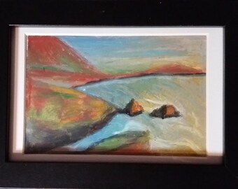 Slea Head, Dingle Peninsula, County Kerry Ireland Oil Pastel