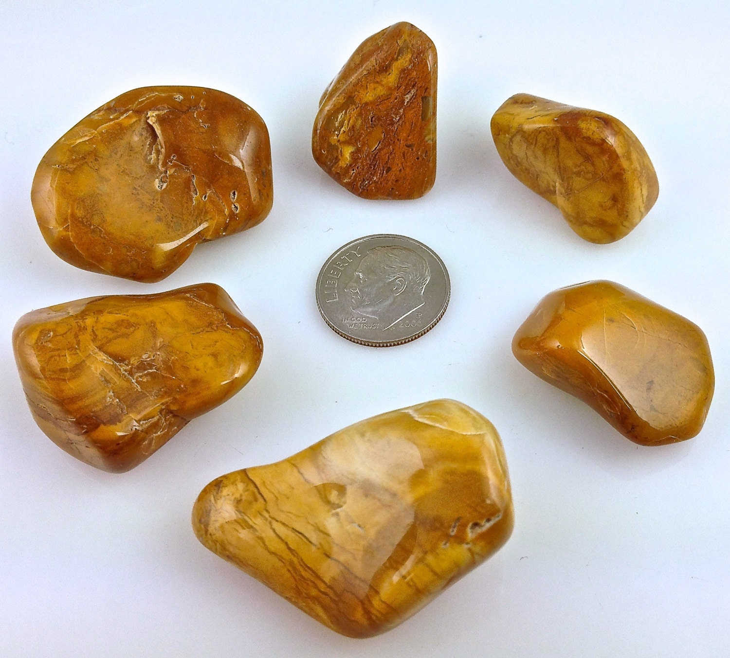 Yellow JasperTumbled Yellow JasperHigh Quality Yellow JasperPolished