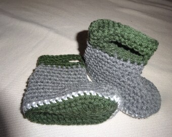 Crocheted 'My Little Rain Boots'