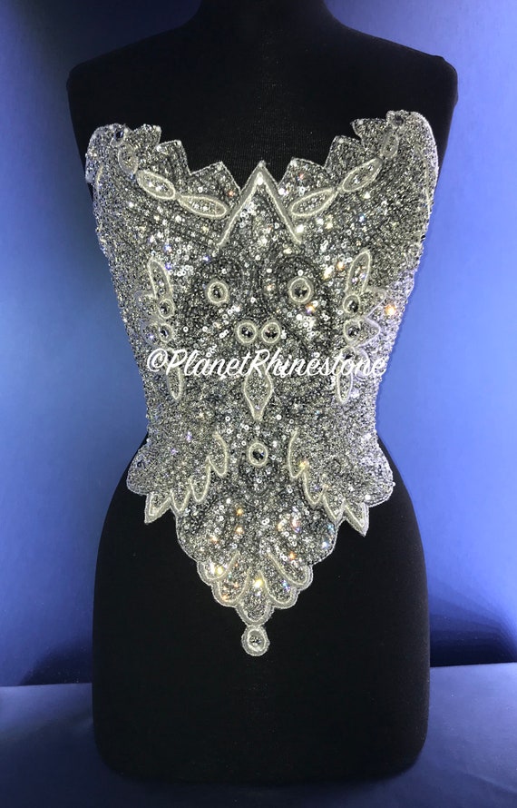 Naomi Crystal Beaded Bodice