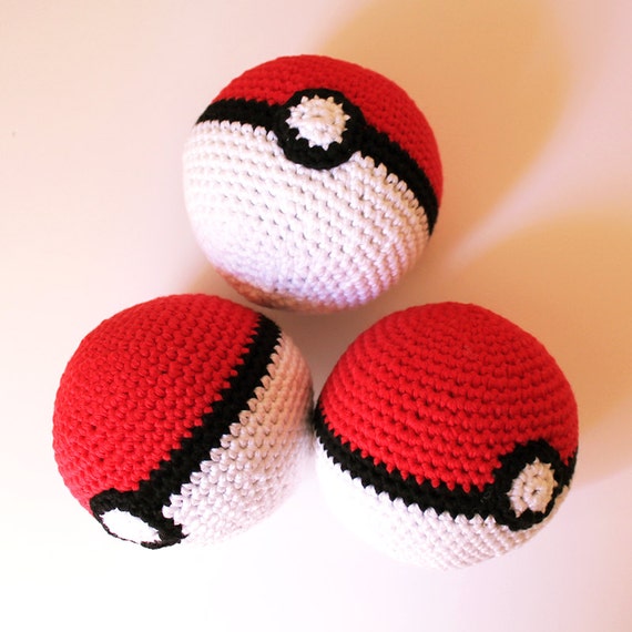 Poke Ball - Pokemon. Amigurumi Pattern PDF.