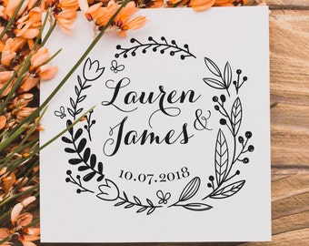 WEDDING STAMP, Custom WEDDING Stamp, Personalized Wedding Stamp, Invitation Stamp, Favor Wedding Stamp, Favor Stamp, Custom Favor Stamp