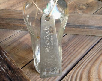 White Rock Sparkling Beverages bottle opener/vintage metal opener