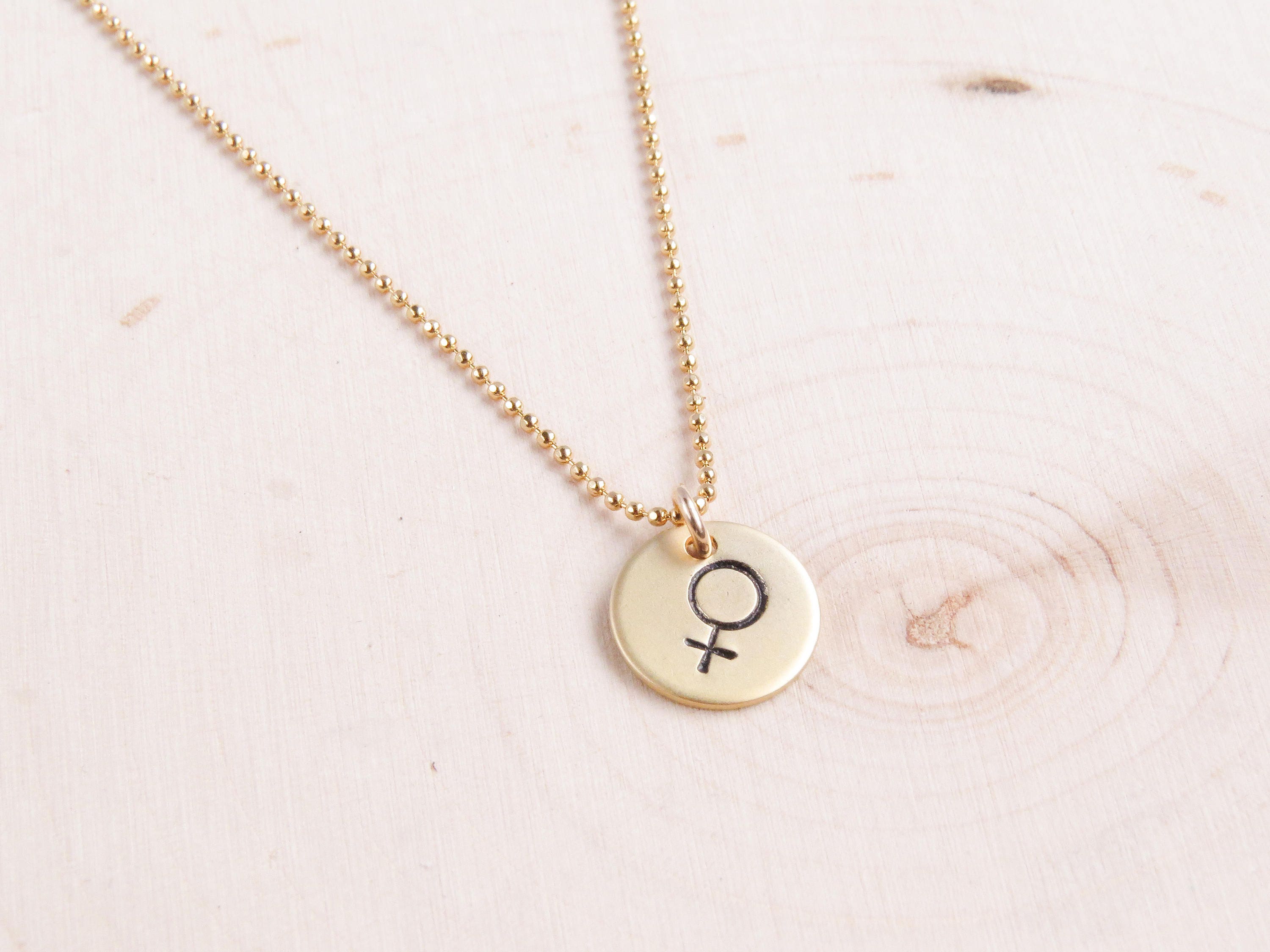 feminist necklace