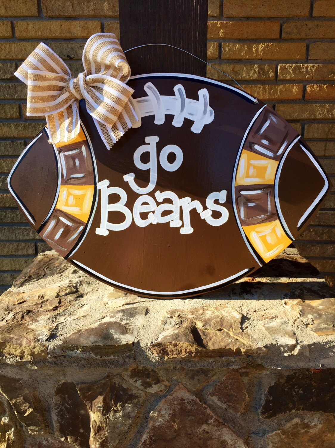 Football door hanger ANY TEAM Customizable football door