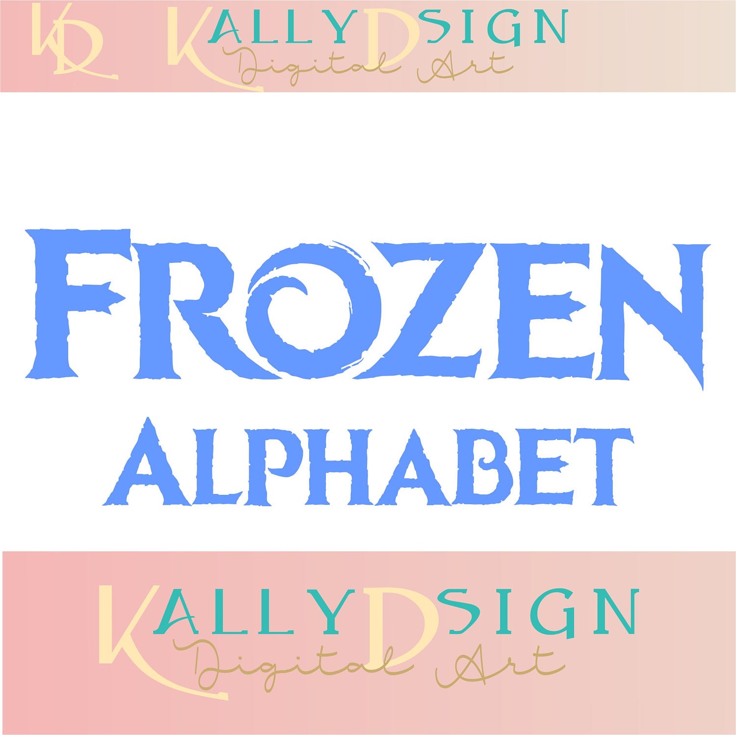Frozen alphabet alphabet letters svg fonts monogram fonts