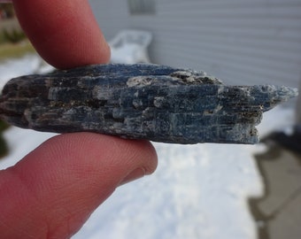 Blue Kyanite . Meditation stone, Natural stone.