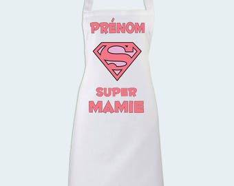 Super Granny apron with custom name