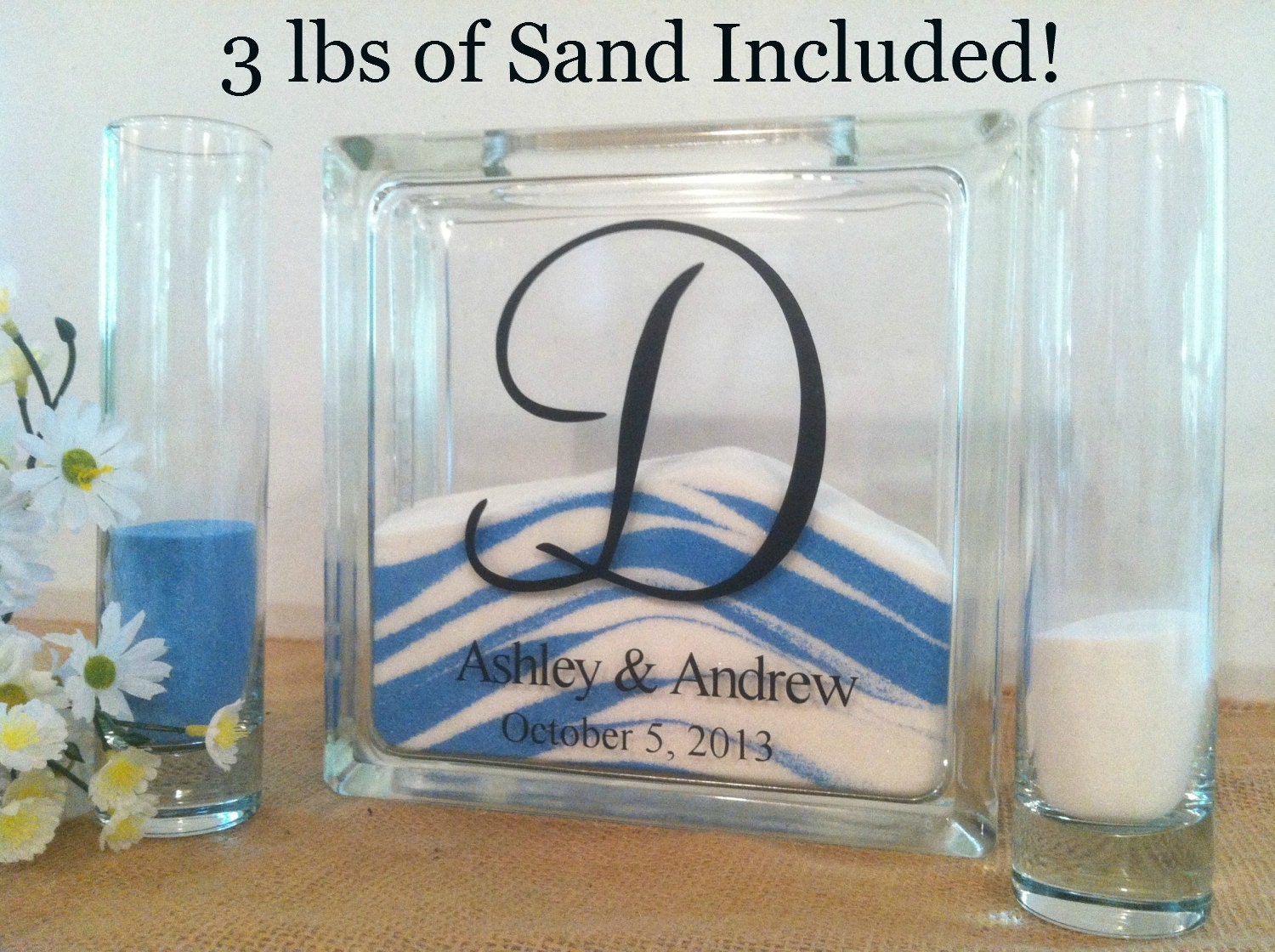 Unity Sand Set Wedding Sand Set Unity Sand Ceremony Set