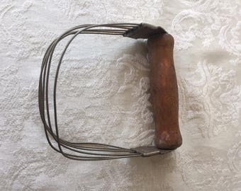 Vintage Androck Pastry Blender Wood Handle Vintage Kitchen Decor Rustic Home Decor