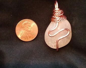 Tumbled Snow Quartz Pendant