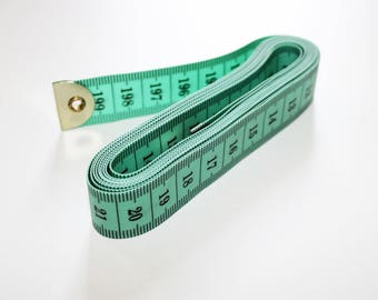 Tape 200 cm, 2 m sewing meter, pastel green
