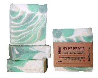 Rosemary EncourageMINT - a You Can Do It Soap