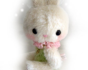 anime rabbit RAPIPI OOAK artist bear rabbit e-pattern by Jenny Lee of jennylovesbenny bears PDF