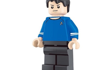 Spock custom Star Trek Minifigure fits LEGO Starship USS Enterprise