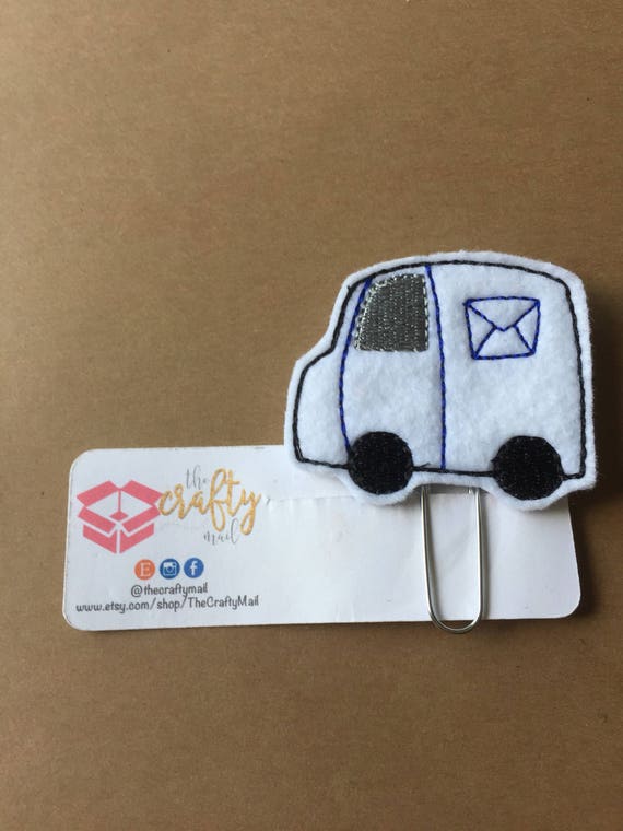 Shipping Truck Clip/Planner Clip/Bookmark. Shipping Truck planner clip.