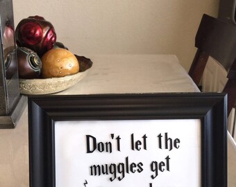 Dont let the muggles get you down