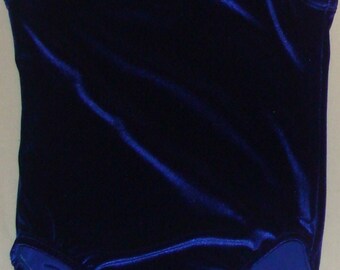 Ready to ship Gymnastics Leotard women's size medium - Royal blue velvet