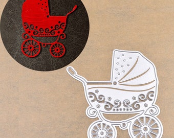 MATRIX of cutting, stroller baby 8.5 x 7.5 cm